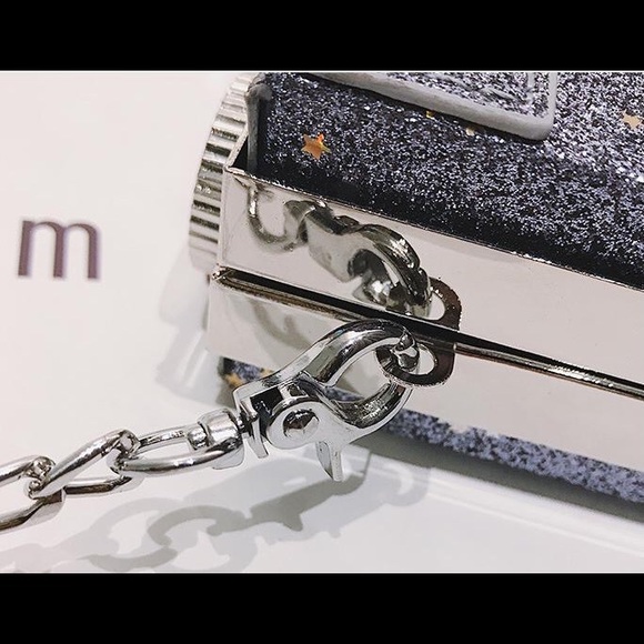 Cameron Camera Clutch, Crossbody Shoulder Bag Gray - Picture 4 of 7